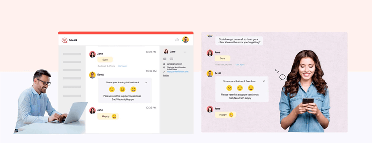 Giao diện Zoho SalesIQ